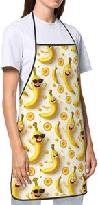<b>Funny</b> Banana Print <b>Apron</b> Casual Kitchen Wear Four Seasons Unisex Cooking Accessory - Product Image 2