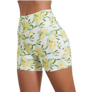 Nuevos shorts de ciclista sublimados con logo personalizado para mujer, transpirables, de corte ajustado, servicio OEM, leggings de poliéster y nailon. - Product Image 1