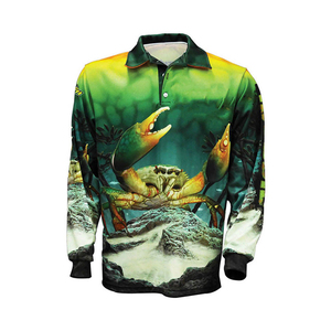 Camisa de Pesca Ligera para Hombre, Tejida, de Alto Rendimiento, Manga Larga, Transpirable, de Secado Rápido, con Protección Solar UPF, para Deportes al Aire Libre - Product Image 5