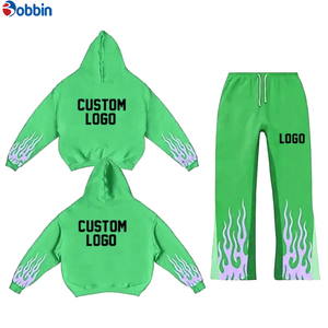 Conjunto Deportivo Personalizado para Hombre con Capucha, Estilo Urbano, Dos Piezas, Pantalones Jogger Anchos, 100% Algodón - Product Image 6