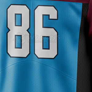 Maillot de football américain professionnel, design personnalisé, tissu respirant, vêtements de sport pour l'entraînement et les matchs - Product Image 4