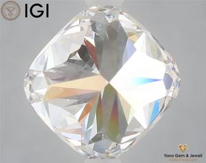 เพชรทรงคุชชั่น 2.50 กะรัต พร้อมใบรับรอง IGI เพชร CVD ที่เพาะเลี้ยงในห้องปฏิบัติการ สี E ความสะอาดระดับ VS1 สำหรับแหวนขอแต่งงานแบบสั่งทำพิเศษ - Product Image 3