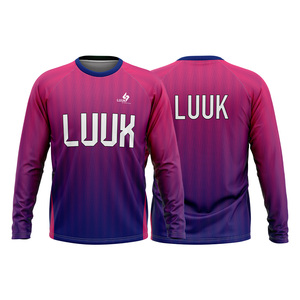 Camiseta Deportiva Personalizada para Hombre, Corte Regular, 100% Poliéster, Transpirable, Antibacteriana, Manga Larga, Secado Rápido, Compresión - Product Image 4