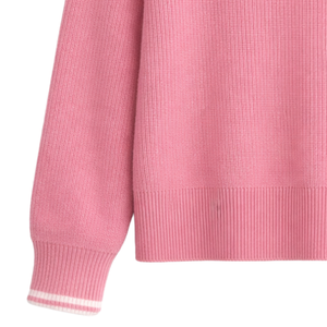 Chaqueta de punto con cremallera para mujer, textura acanalada suave, manga larga, informal, ligera, para uso diario, ajuste cómodo - Product Image 6