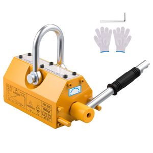 Sollevatore Magnetico Permanente al Neodimio N42 per Carichi Pesanti, Capacità di Trazione 1320 Libbre, con Componenti in Acciaio Usati - Product Image 3