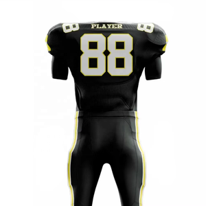 Camiseta corta de fútbol americano personalizada más vendida, 100% poliéster, transpirable, ligera, de secado rápido, ropa deportiva antibacteriana - Product Image 5