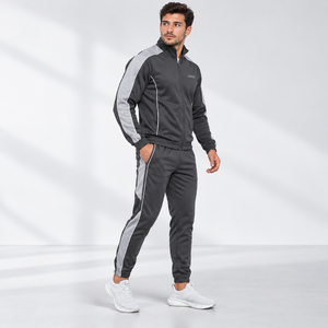 Men's Breathable Sporty Lightweight Tracksuit Set Full Length Zipper Front Customized Logo Regular Fit <b>Winter</b> <b>Wear</b> - Product Image 2