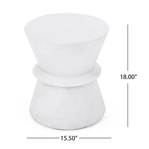 Lightweight <b>Outdoor</b> Concrete <b>Side</b> <b>Table</b> for <b>Outdoor</b> Living - Product Image 5