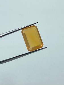 Gema de Ópalo de Fuego Natural Genuino, Corte Baguette, 10x14MM, 4.45 Quilates, Piedra Suelta - Product Image 4