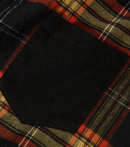 Chemise en flanelle à carreaux rouge et noir, manches longues, coton et polyester, OEM, vêtements unisexes pour adultes, Hardihood International HI-MFS-01 - Product Image 6