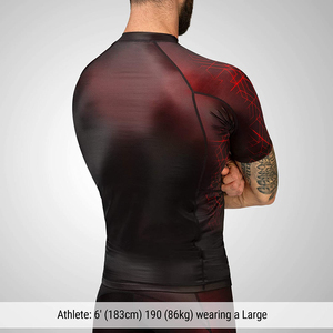 เสื้อยืดออกกำลังกายแขนยาวพิมพ์ลายโลโก้ตามสั่ง BJJ MMA UPF50+ ระบายอากาศได้ดี ผลิตจากผ้าสแปนเด็กซ์/โพลีเอสเตอร์ สำหรับผู้ชาย - Product Image 5