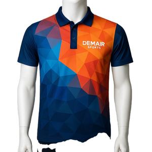 Private Label <b>Long</b> Twill Lightweight Moisture Wicking Sublimated for <b>Shirts</b> Summer Sports Breathable Corporate Uniforms OEM - Product Image 6