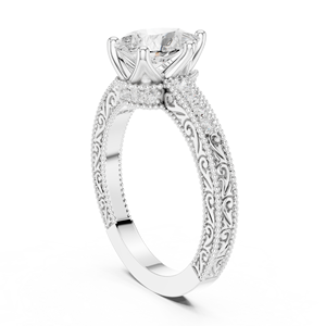 แหวนเพชรเพาะเลี้ยงในห้องปฏิบัติการที่ได้รับการรับรองจาก IGI ตัวเรือนทองคำสำหรับผู้หญิง ดีไซน์เครื่องประดับสุดหรูเหนือกาลเวลา เหมาะสำหรับการหมั้น วันครบรอบ และโอกาสพิเศษ - Product Image 3