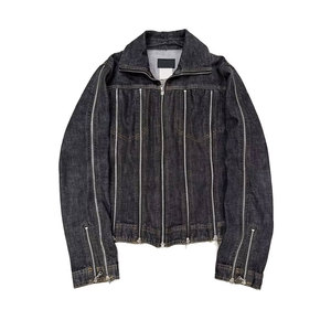 Chaquetas Vaqueras para Hombre con Diseño de Cremallera Único y Moderno, Precio al por Mayor, Chaquetas Vaqueras Personalizadas para Hombre - Product Image 1