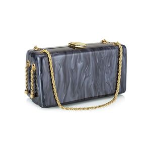 Handmade Eco-Friendly Fashionable Resin Clutch Bag Model Unique Design Evening Purse Zipper <b>String</b> Closure Newest Style Wedding - Product Image 4