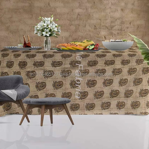 Mantel cuadrado de algodón de alta calidad con estampado de bloques indios, cubierta de mesa personalizada ecológica de estilo moderno para uso doméstico - Product Image 2