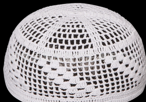 Chapeau de prière musulman en crochet pour hommes, bonnet Kufi uni, prix bas, vente en gros - Product Image 5