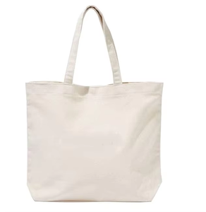 Bolsa de Mano Grande de Lona de Algodón para Mujer, con Diseño Personalizado, Impermeable, Multiusos, para la Playa, Compras, o como Bolsa de Hombro - Product Image 3