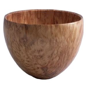 Modern Handcrafted Custom Eco-Friendly Wooden <b>Soup</b> <b>Bowl</b> & Tray <b>Set</b> with Wood Handicraft for Parties - Product Image 1