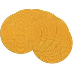 Set di 6 tovagliette antiscivolo intrecciate da 15 pollici, lavabili, in cotone e poliestere, resistenti al calore, per la cucina. - Product Image 2