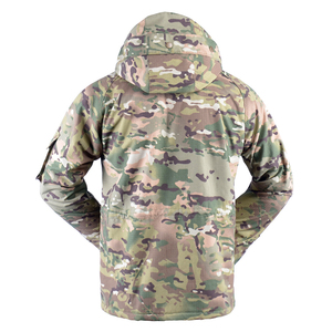 Conjunto de Ropa de Caza de Alta Calidad, Personalizado OEM, con Estampado de Camuflaje, de Poliéster/Nailon, Transpirable, Resistente al Viento e Impermeable - Product Image 2