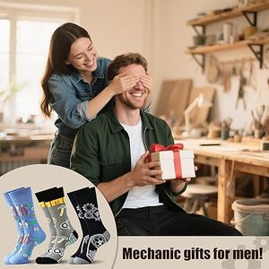 Calcetines Casuales de Invierno para Hombre de Primera Calidad, Personalizables, Transpirables, Cómodos, Tejidos con Spandex/Nylon, Resistentes a Desgarros - Product Image 3