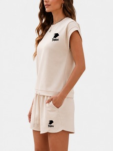 Conjunto de Verano Cómodo para Mujer Hecho de Tela Suave y Transpirable, Perfecto para Uso Diario Informal, Viajes, Vacaciones y Actividades al Aire Libre - Product Image 4