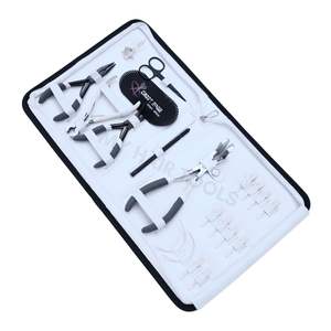 Multi Function Hair Extension Tools Kit with Micro Bead Pliers <b>Tape</b> In Applicator Plier Keratin Bond Cutter Hair Pulling Hook - Product Image 1