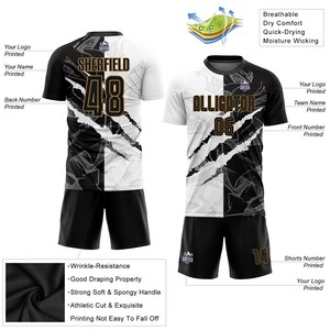 Camisetas de Fútbol de Selecciones Nacionales, Uniforme y Pantalones Cortos Personalizados, Ligeros y Transpirables, Precio de Fábrica con Descuento OEM ODM - Product Image 3