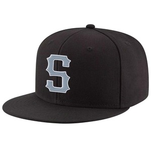 หมวกแก๊ปปักลายปรับได้ 6 แผง ทรงแบน แบบ Snapback สำหรับกีฬา ลำลอง สไตล์สตรีท - Product Image 4