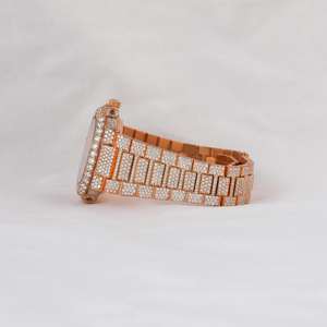 Reloj Unisex de Acero Inoxidable con Diamantes Moissanite, Elegante Estilo Hip Hop, Reloj de Diamantes de Marca a la Moda - Product Image 2