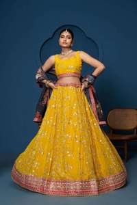 <b>women</b> polyester floor length traditional ethnic <b>suit</b> set quick dry party wear <b>dress</b> <b>for</b> diwali <b>wedding</b> casual all season - Product Image 5