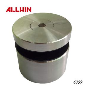 Separador de vidrio ajustable de acero inoxidable moderno para barandillas de terraza de hotel, pasamanos de porche, barandillas de acero inoxidable para exteriores - Product Image 4