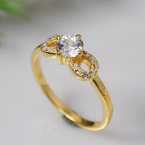 Engagement & Wedding <b>Ring</b> Cubic Zirconia 925 Sterling <b>Silver</b> <b>Statement</b> <b>Ring</b> for Women - Product Image 5