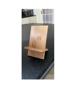 Luxury Wooden Mobile Phone Stand High Quality For Best Sale Home Table Desk Mobile Phone Unique Wood Stand Office School Party - Product Image 1