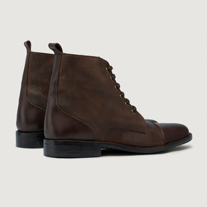 High Quality Stylish Formal Dress Men's Genuine Leather <b>Boots</b> Custom Logo Wholesale Studded Rubber Sole <b>Boots</b> For Men OEM 2026 - Product Image 3