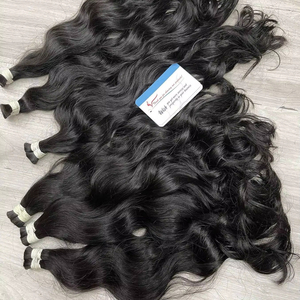 Cheveux humains ondulés naturels en vrac, vente en gros, 100% cheveux vietnamiens - Product Image 1
