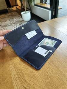 Cartera de Cuero Genuino de Lujo Hecha a Mano, Resistente al Agua, Ligera, para Comprobantes de Restaurante, Suministro Profesional para Restaurantes, Venta al por Mayor - Product Image 6