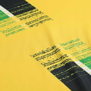 Conjunto de Fútbol Amarillo Verde para Hombre, Manga Corta, Cuello Redondo, Secado Rápido, Uniforme Estampado por Sublimación, Ropa Deportiva para Adultos - Product Image 5