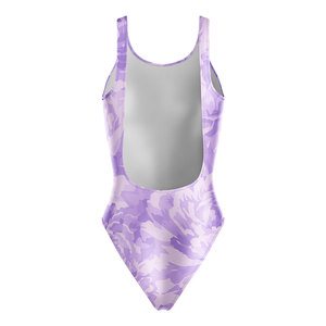 Traje de Baño de Una Pieza Personalizado por Sublimación para Mujer, Traje de Baño Elástico de Secado Rápido para Piscina, Playa y Deportes, Fabricación OEM - Product Image 2