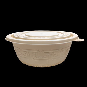 Premium Biodegradable <b>Lunch</b> <b>Box</b> with Split <b>Compartments</b> for Food Packaging Meal Service and Restaurant Takeout - Product Image 4