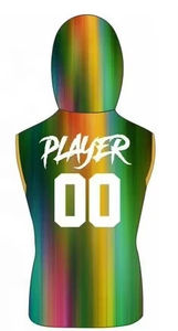 Ensemble d'uniformes de football américain personnalisés 7v7, grande taille, respirants, séchage rapide, 100 % polyester, imprimés par sublimation intégrale, à prix réduit - Product Image 3