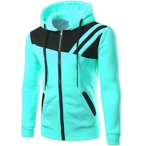 Sweatshirts à capuche GSM doublés en polaire pour hommes pullover d'entraînement athlétique décontracté avec poche kangourou - Product Image 5