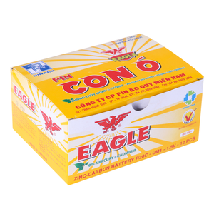 Pile au carbone-zinc de taille D 1,5 V R20C, lot de 12, longue durée, pour lampes de poche, radios, usage domestique - Product Image 4