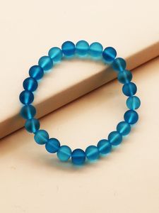 Handmade Trendy Resin <b>Bead</b> <b>Bracelet</b> Elastic Handmade <b>Charm</b> Jewelry Gift for Women Wholesale Style - Product Image 2