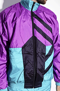 Ensemble de survêtement coupe-vent pour homme, veste et pantalon décontractés, tissu léger, coupe confortable, vêtements de sport d'extérieur - Product Image 6