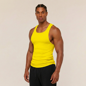Nouveau débardeur de sport décontracté à séchage rapide pour hommes, idéal pour l'entraînement et la gym, haute qualité, avec logo personnalisé - Product Image 2