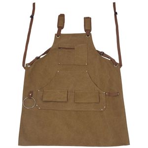 Grembiule da Lavoro in Tela Resistente da 16 oz per Falegnami, Comodamente Regolabile, Lungo per una Migliore Vestibilità - Product Image 1