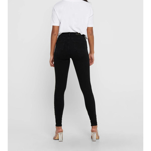 Pantalones Vaqueros Ajustados de Cintura Media para Mujer, de la Mejor Calidad, Casuales, de Algodón, Estilo Sólido, Elásticos - Product Image 2