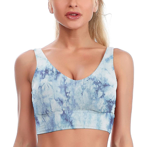 Women High Support Padded Breathable Sports Bra <b>Sets</b> for Gym Running Fitness Spandex/Nylon Sublimated Best Price - Product Image 1